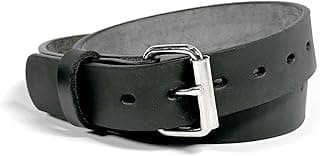 Uncle Mike's Leather Gun Belt for Men, Heavy Duty 14 oz. Leather for Work or Concealed Carry Holster Belt