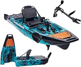Albott Modular Fishing Kayak with Drive System & Durable HDPE, Customizable Lightweight Sit-on-Top Kayak for Youth & Adult, Perfect for Leisure & Commercial Use, 420lbs Capacity