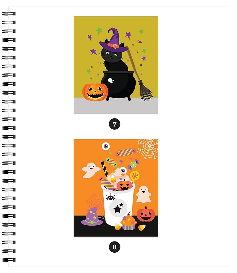 Brain Games - Sticker by Number: Halloween (Volume 1)