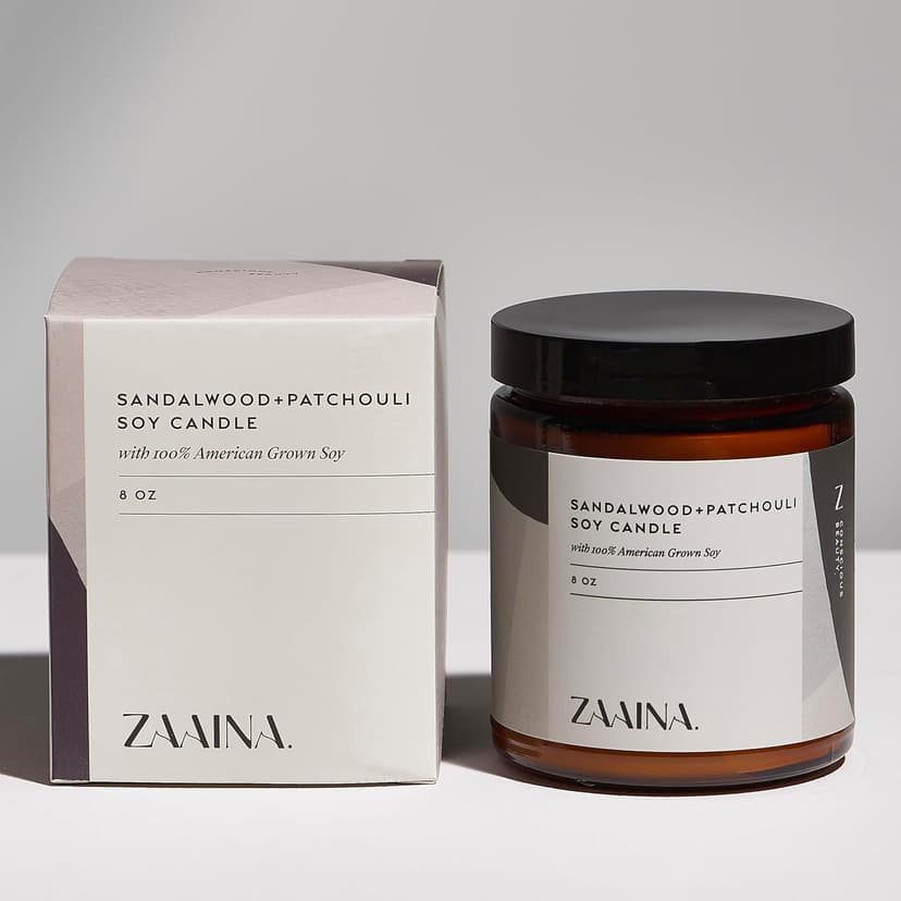 Natural self-care gift box with handcrafted grooming essentials to help him relax, recharge, and look his best. ZAAINA Men's Self Care Gift Box | Relaxation Grooming Gift Set B0CS2T3955
