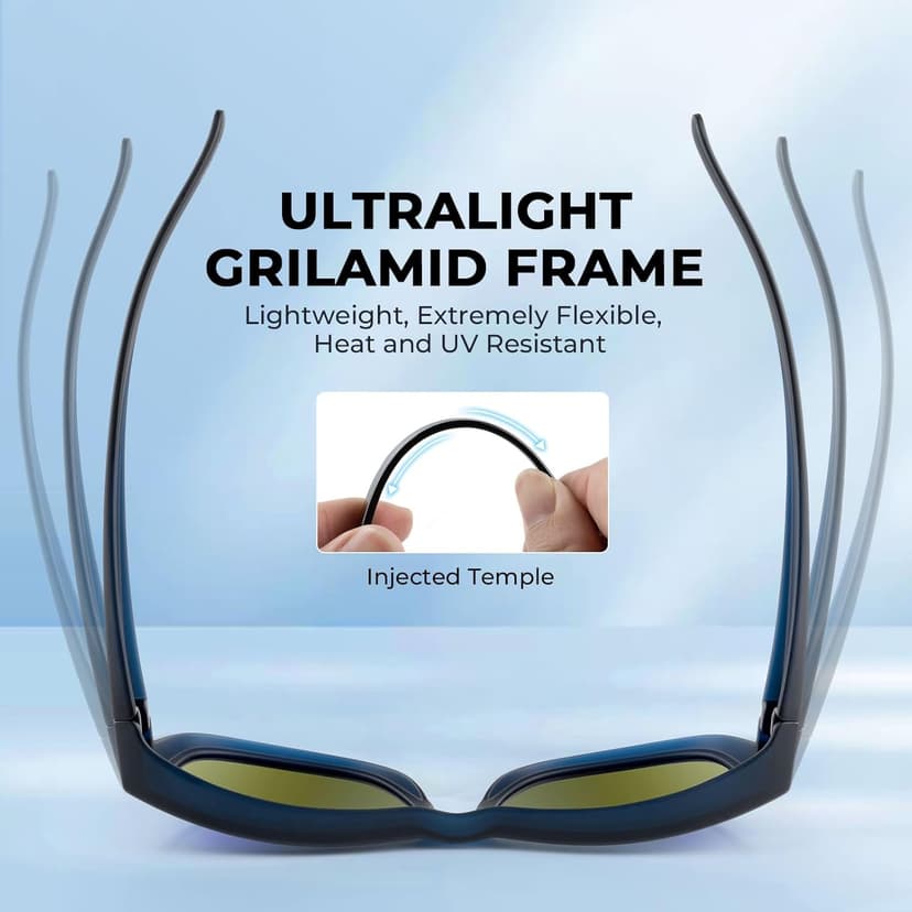 KastKing Chariton Fit-Over Polarized Wrap Around Over Sunglasses for Men and Women, Ideal for Driving Fishing Cycling Running