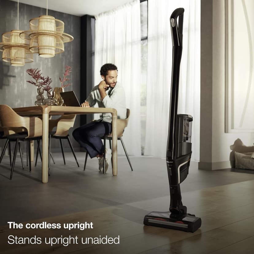 Miele Triflex HX2 Cat & Dog Cordless Stick Vacuum Cleaner, 60 min runtime, Obsidian Black / Rose Gold