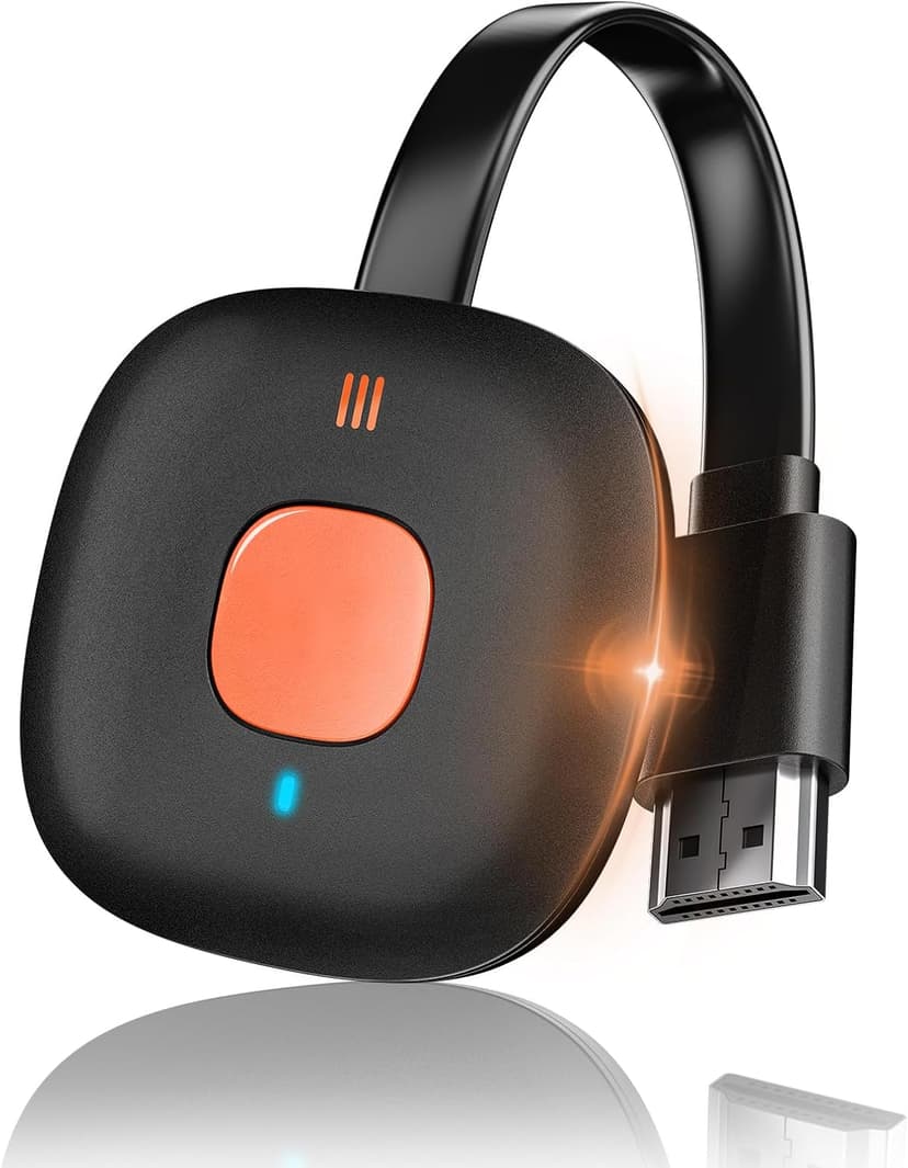 Wireless HDMI Display Dongle Adapter 4K, TIMBOOTECH WiFi HDMI Dongle Adapter Casting Video Receiver for Phone/Pad/OS/Android/PC/MacOS to TV/Projector/Monitor, Support Miracast, DLNA, Airplay