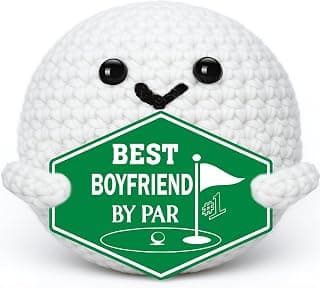 Funny Crochet Golf Ball Accessories Christmas Stocking Stuffers for Boyfriend Him Fiance Anniversary Valentines Romantic Gift Gifts for Boyfriend Bf Birthday - Sweetest Day Gifts for Him Men B0GDGBKLKJ