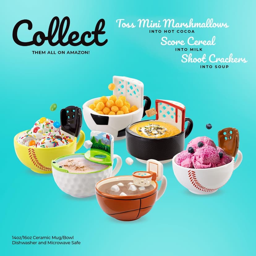 MAX'IS Creations The Mug with a Hoop Basketball Mugs Novelty Coffee Mugs Hot Chocolate Mug Coach Sports Basketball Gifts for Boys 8-12 Accessories Stuff, Funny Christmas Gifts for Kids Family, 16oz