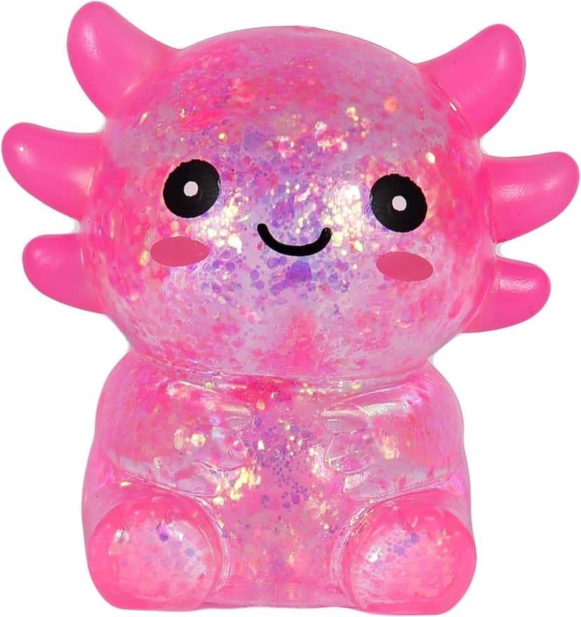 Non-toxic soft TPR, slow rebound, satisfying squeeze, sensory stress relief toy for kids & adults Axolotl Squishy Stress Ball, Soft TPR Fidget Toy for Kids Adults B0GGY5PZZX
