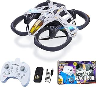 HISINGY MACH 500 Tiny Drones for Kids, Mini Micro Nano Indoor RC Quadcopter for Age 8-12 10-15 12-14,Kids Drone with LED Light,Optical Flow Positioning,3 Speeds,Toys Gifts for Teen Boys Girls