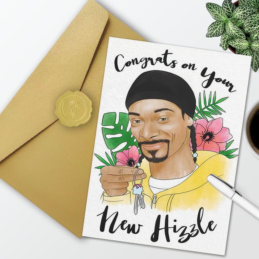 Funny Congratulations Card for New Homeowners,Blank Inside for Personal Message,Great Housewarming Gift With Envelope New Home Card,Congrats Housewarming Gift for Couples,Friends B0CJBW2QSY