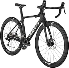 SAVADECK A7L Carbon Road Bike, T800 Carbon Fiber Frame 700C Racing Bicycle with Shimano 105 R7100 24 Speed Groupset and Hydraulic Disc Brake, Ultra-Light Carbon Bike for Man and Women