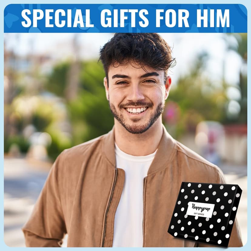 HAPPYPOP Gifts for Family Members - New Dad Gifts, Funny Dad Mom Aunt Socks