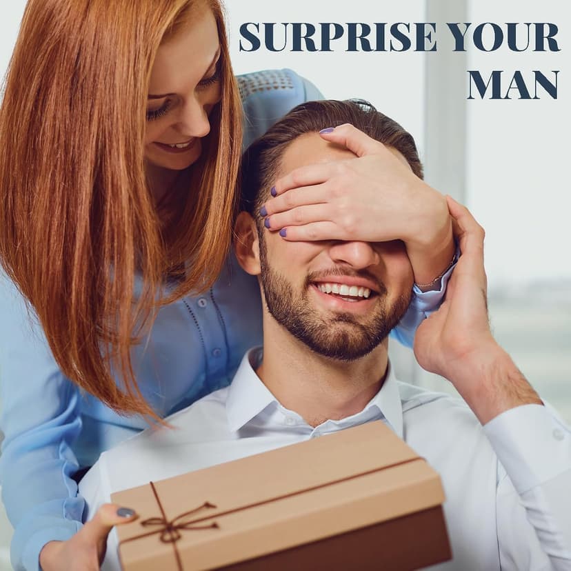 KISSHAKE Funny Gifts for Him, Anniversary for Men Boyfriend Husband, Mens Birthday Gift Ideas, Unique Christmas Stuff Gag Gift Baskets for Men Friends, 100% Cotton Hand & Face Towels B0FSQVXJGN