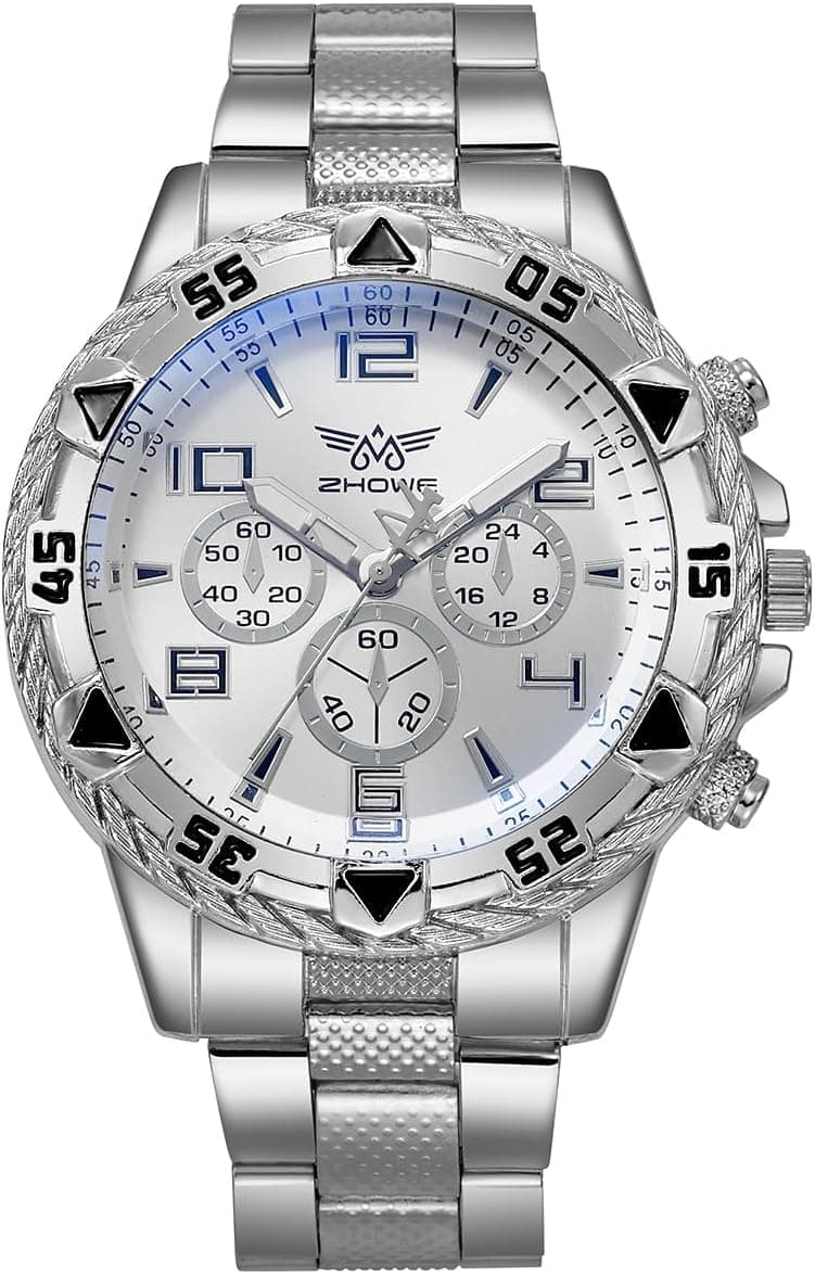 Dacdyi 4 pcs Classics Business Watches for Men Big Face Men’s Watch Wholesales Analog Quartz Wristwatch