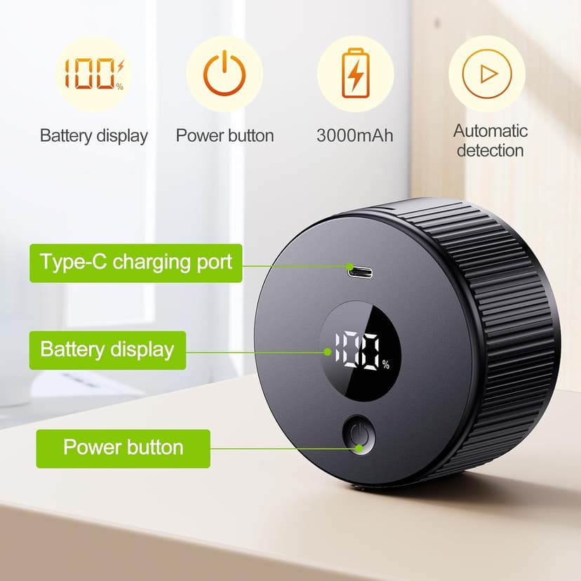 Upgraded 3-in-1 Electric Mason Jar Vacuum Sealer Kit for Mason Jars, Food Savers & Containers | Food Preservation System for Kitchen | Ideal for Canning Jams, Pickles, Dry Foods, Grains & Leftovers