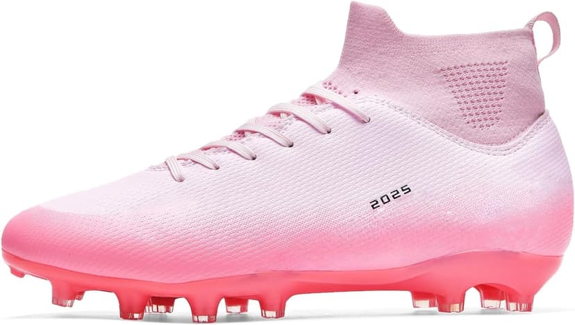 TOPSFEBA Soccer Cleats for Mens Womens Indoor Soccer Shoes Unisex Baseball Turf Shoes Youth Rugby Shoes Adult AG FG TF Football Boots Wide Training Sneaker