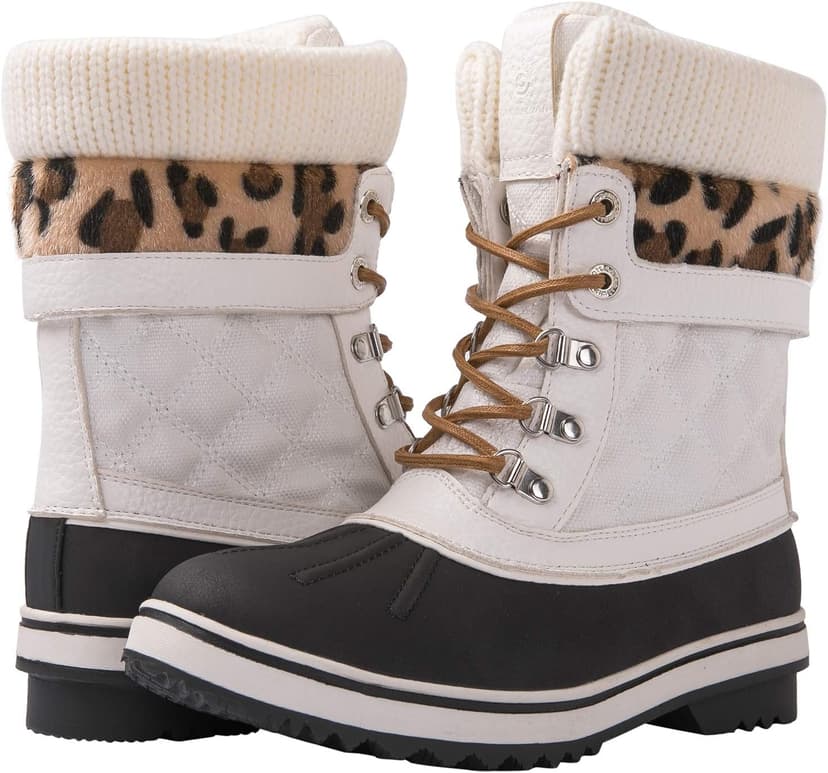 GLOBALWIN Women's Waterproof Winter Boots Snow Boots For Women