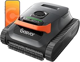 Gosvor LiteVac G1 Pool Vacuum, Wall & Waterline Cleaning, Double Filtration, 150-Min Battery Life for Smart Mode, 200-Min Battery Life for ECO Mode, Smart Navigation, with APP, Orange