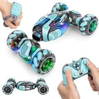 ZMMB Gesture Sensing RC Stunt Car - Best Gifts for Boys 6-12 Year Old 360° Rotating 4WD Remote Control Transform Hand Controlled Car Birthday Presents for Kids Age 7 8 9 10 11 yr B0D4C54FWX