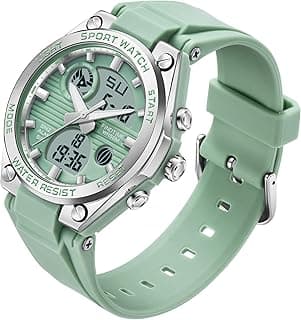 findtime Womens Digital Watch Sport Waterproof Watch Analog Military Tactical Watches LED Backlight Alarm Stopwatch Wrist Watches