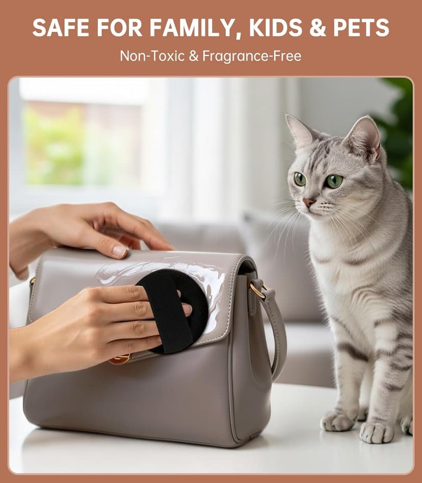 Leather Conditioner - 2 Pack, All-In-One Leather Care Treatment for Couch, Sofa & Furniture, Restores Softness & Shine, Safe for Shoes, Boots, Purses, Car Interior & Leather Seats, Family & Pet Safe