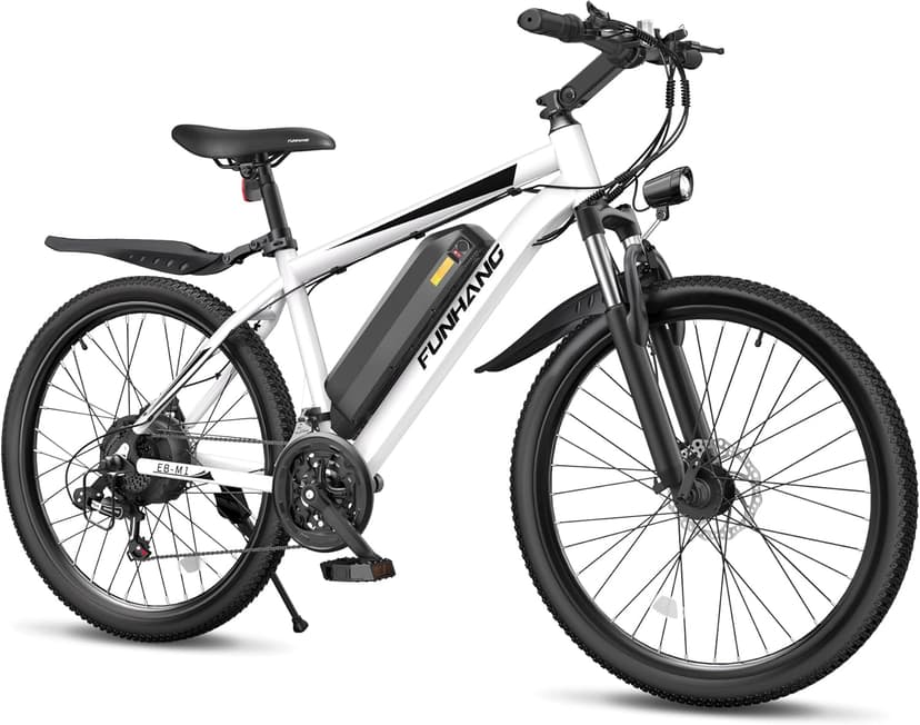 Electric Bike for Adults, 1000W Peak Ebike, 50Miles 21.7MPH Electric Mountain Bike, 26" Adult Electric Bicycle with 48V Removable Battery, Fenders,7 Speed, Front Suspension, UL 2849 Certified