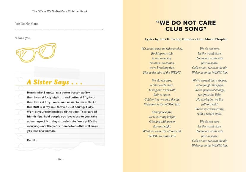 The Official We Do Not Care Club Handbook: A Hot-Mess Guide for Women in Perimenopause, Menopause, and Beyond Who Are Over It ― A Bestselling Women's Health Manual 0063492636
