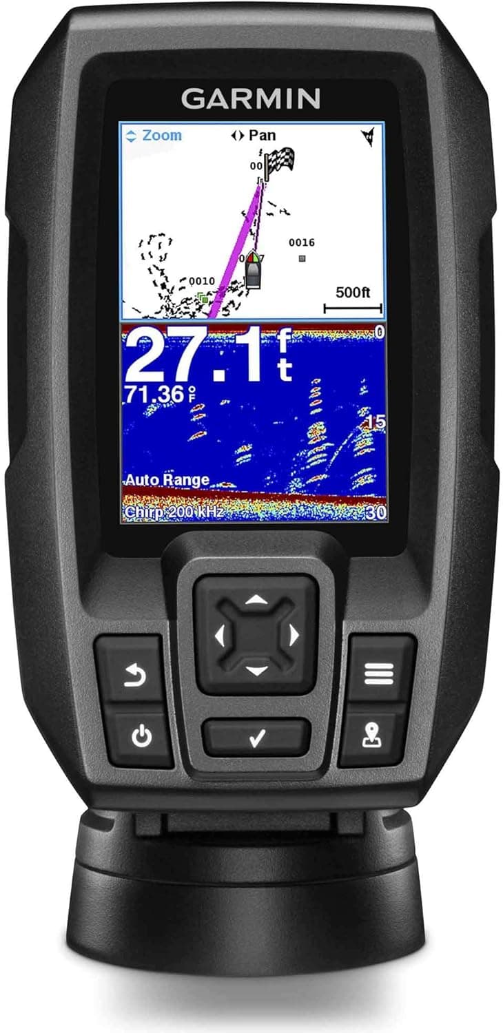 Garmin Striker 4 3.5" Chirp Fishfinder GPS (010-01550-00) with Protective Cover