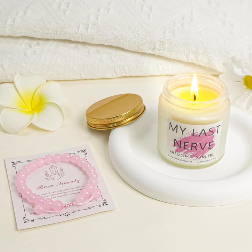 Birthday Gifts for Women, Teen Girls, Her, Unique Happy Birthday Gift Baskets for Best Friend Sister Daughter, Women Christmas Gifts Box for Girl Wife Girlfriends,14pcs Rose Gift Set(Pink)