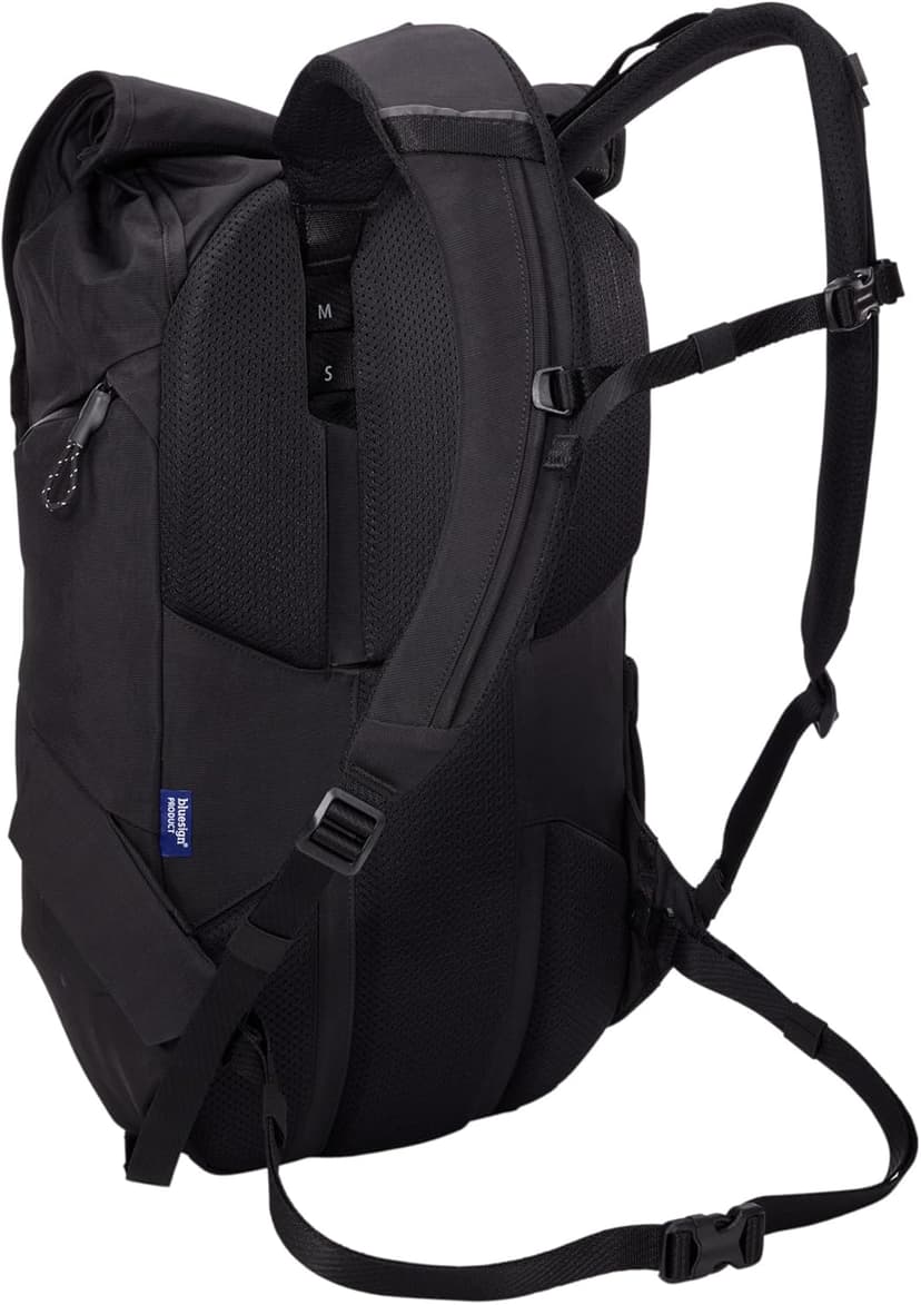 Thule Paramount Bike Commuter Backpack - 20L Capacity - Adjustable fit - 16" Padded Laptop Sleeve and 11" Tablet Pocket - Rolltop Closure - Side Phone Pocket - Taillight Loop