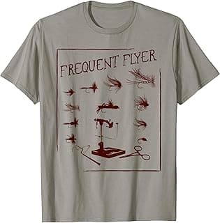 Fly Fishing Tying Funny Fisherman Christmas Fathers Day Gift Short Sleeve T-Shirt