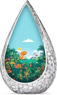 Dinosaur Burial Urn for Adult Ashes for Men & Women - Green or Blue Memorial Cremation Urns for Human Ashes Adult Grandmother - Small Decoration Urn for Human 3 Inch B0FG885R6D