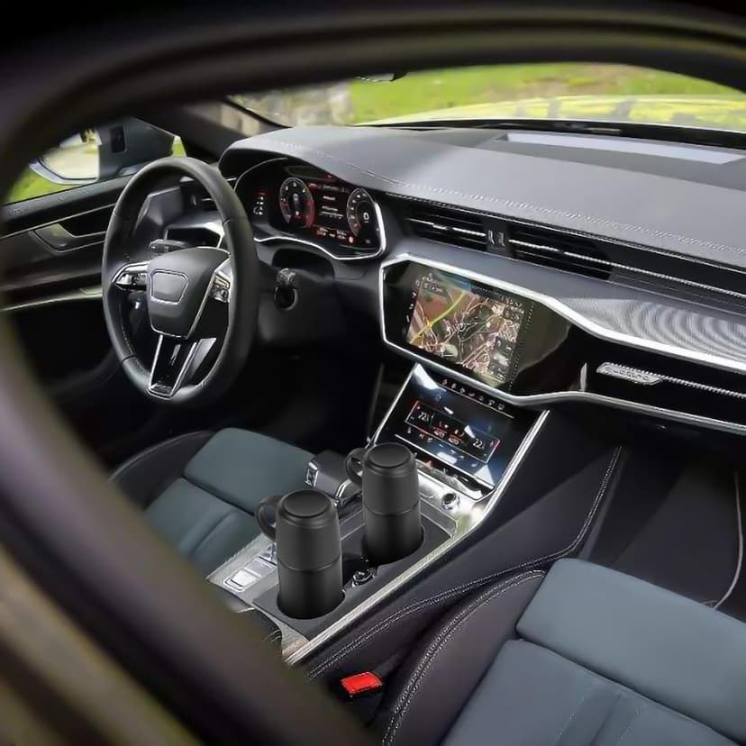 Vacuum Flask for Hot Drinks With Handle Coffee Cup Travel Mug Double Walled Sports Bottle Insulated Stainless Steel Tumblers Water Bottles Metal