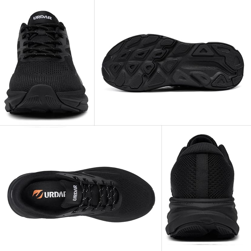 URDAR Running Shoes for Men Lightweight Casual Walking Shoes Comfortable Breathable Tennis Sneaker Cushioning Trainers