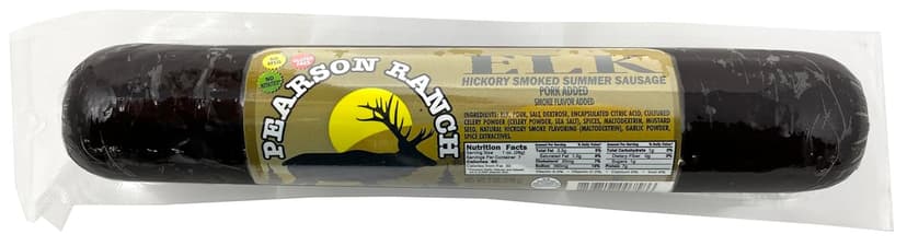 PEARSON RANCH Exotic Meats Ammo Can Gift Set Includes Elk, Buffalo and Venison Summer Sausage and 2 Blocks of Cheese, Cheese and Sausage Box (5 Items Total Inside The Ammo Can)