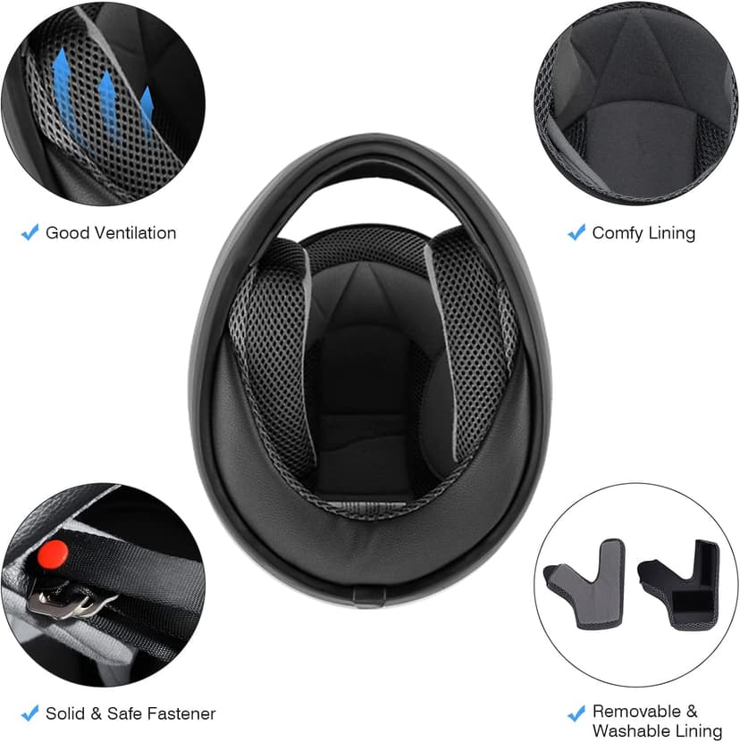 SLMOTO DOT Approved Motorcycle Helmet Hot Gloss Black Full Face Mirror Visor Sun Shield Street Helmet