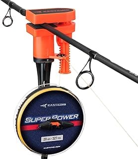 KastKing TrueWind Clamp-On Fishing Line Spooler, Portable Fishing Reel Spooler for Spinning & Baitcasting Reels, No Line Twist, Adjustable Tension, Built-in Line Cutter