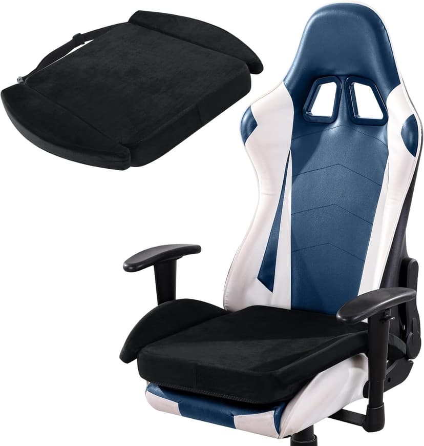 BALAPET Ultra Soft Gaming Chair Cushion for Long Sitting Gamers,Tailbone Pain Reduce Cushion for Office Chair(Black)