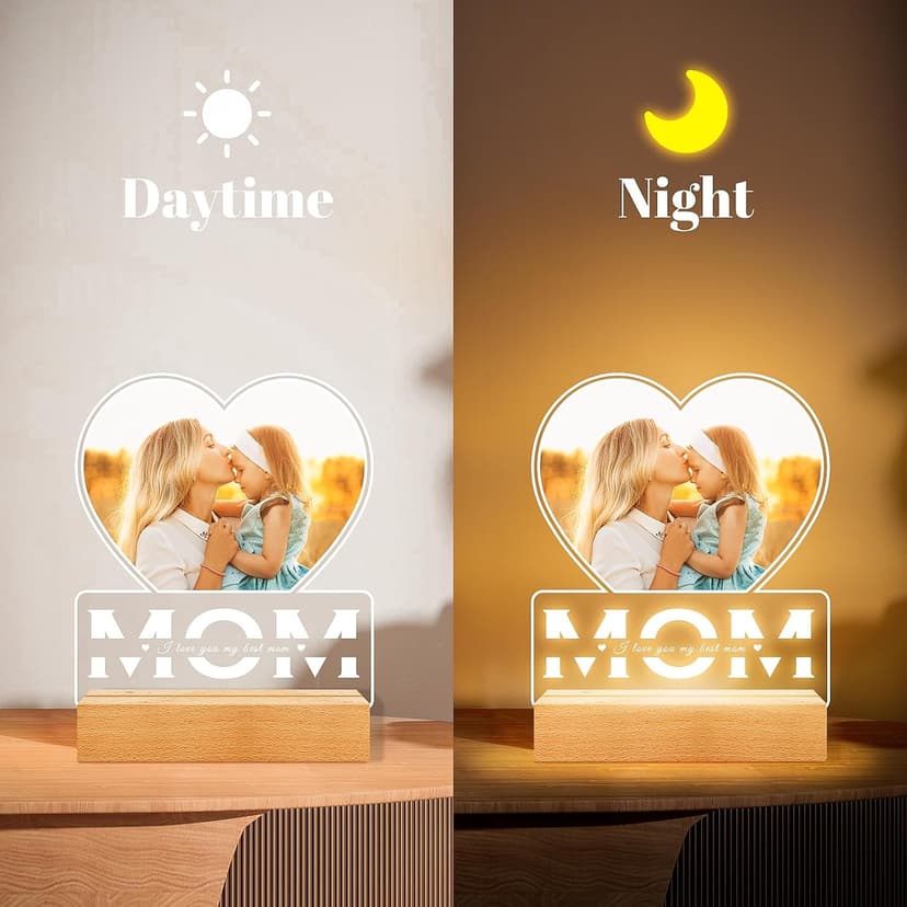Personalized Picture Frame, Mom Picture Frame, Personalized Birthday Gifts for Mom Custom Picture Frames, Personalized Gifts for Mom from Daughter and Son B0D84JSBMS