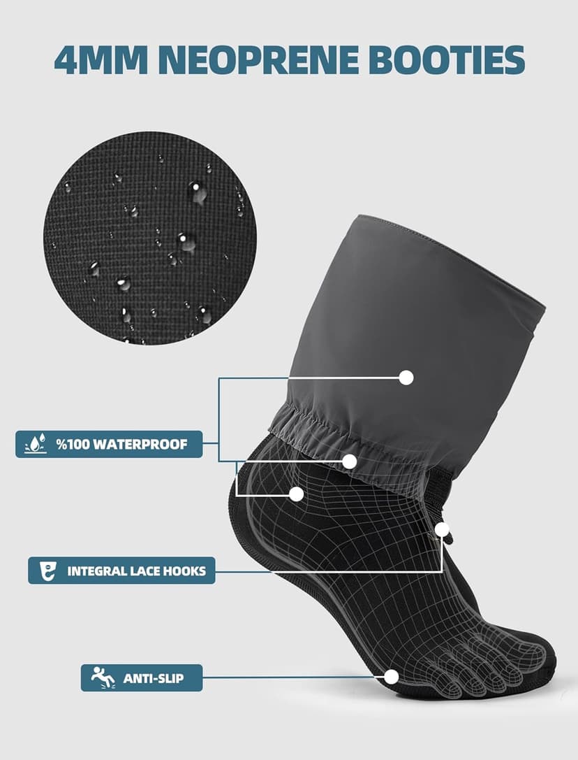 Trudave Fishing Waders, Waterproof Chest Waders for Men & Women, Lightweight Fly Fishing Stockingfoot Waders for Hunting