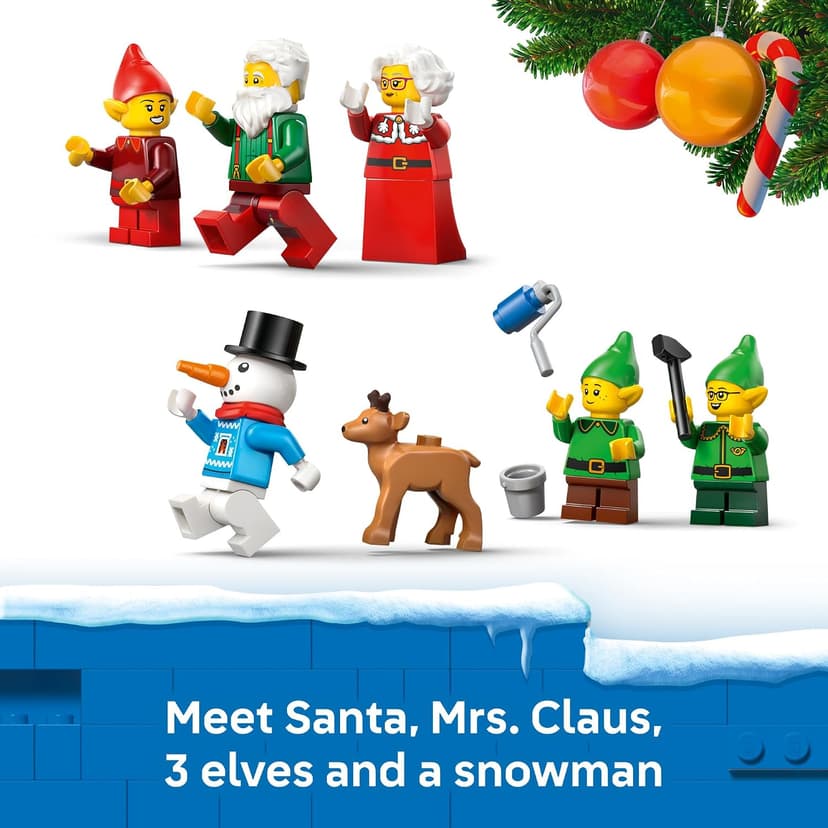 Christmas Advent Calendar for Kids, Building Toy, Boys & Girls, Ages 5+, Holiday Family Activity, 6 Minifigures, 252 pieces LEGO City Advent Calendar 2026 60510 B0G5QJP2BW