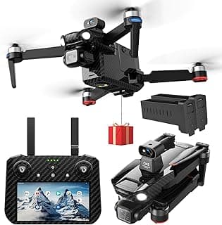 Bingchat 2026Upgraded Tablet Remote Professional Drones with Camera for Adults 4K HD, 360°Obstacle Avoidance, 3 Axis Gimbal, Payload Release, Up to 5 Miles Range, 84 Minutes Two Batteries, High Wind Resistance, Rainproof, Time-lapse, Follow Me