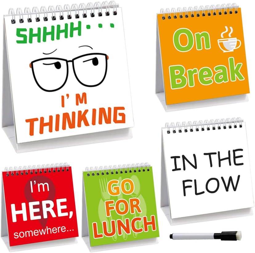 Fancy Land Funny Desk Signs 30 Different Fun and Flip-Over Messages for Office Desk Accessories