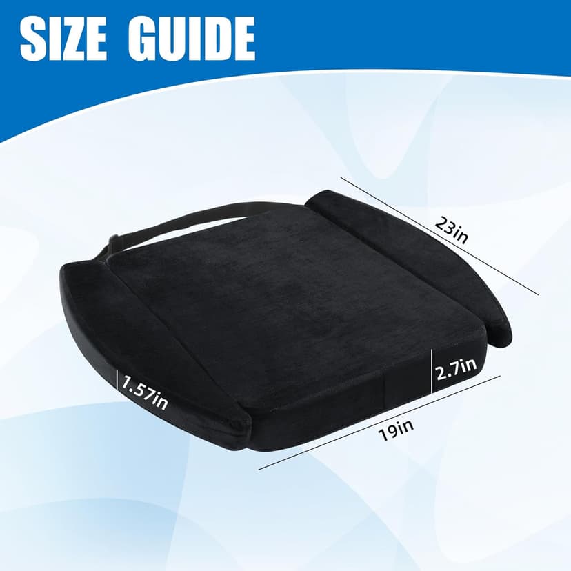 BALAPET Ultra Soft Gaming Chair Cushion for Long Sitting Gamers,Tailbone Pain Reduce Cushion for Office Chair(Black)