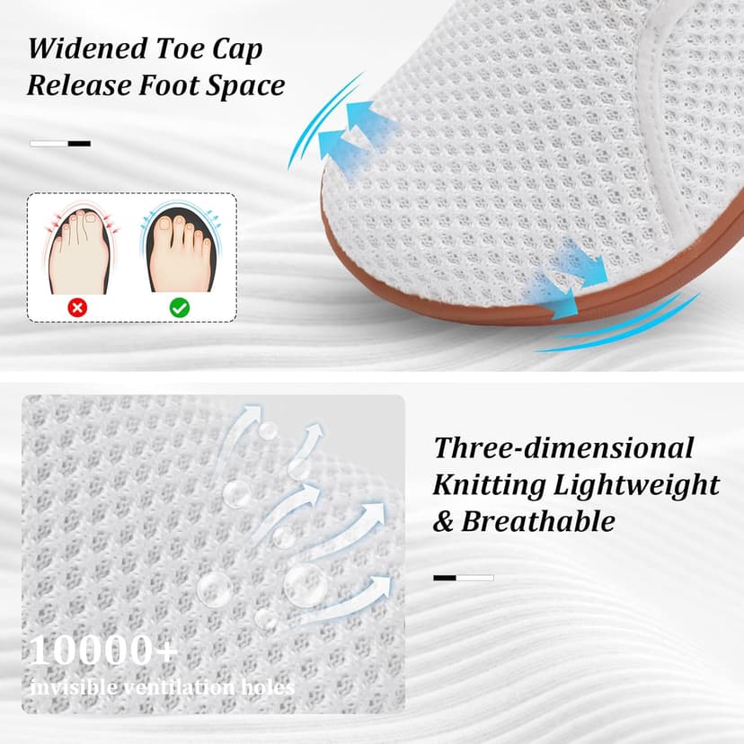 Scurtain Womens Walking Shoes Comfortable Wide Diabetic Shoes Adjustable Zero Drop Edema Shoe Breathable Neuropathy Nursing Shoes Casual Wide Width Sneakers