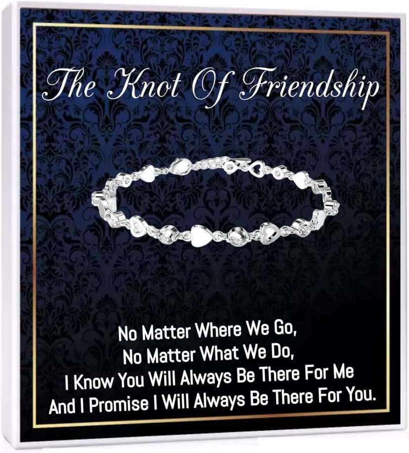 Friendship Necklace, Friendship Gifts for Women, Gifts for Best Friend, Best Friend Friendship Necklace, Birthday Gifts for Female Friends, Her, BFF, Bestie… B085L1R146