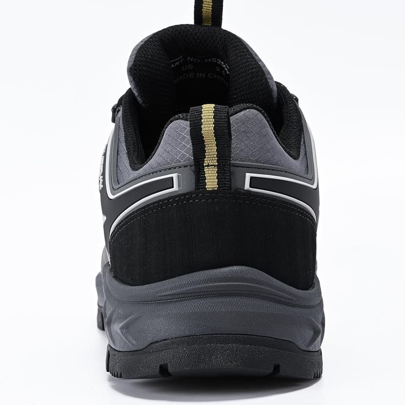 Queday Waterproof Hiking Shoes Mens Lightweight Walking Shoes Daily Hike Trekking Trail Outdoor Camping Climbing