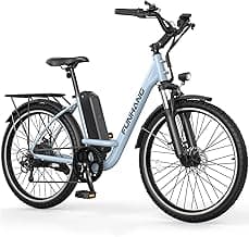 Electric Bike for Adults, 26" City Cruiser Ebike with 1000W Peak Motor, 21.7MPH 50 Miles Commuter Adult Electric Bicycles with 48V Battery, Adjustable Stem, 7-Speed, UL 2849 Certified