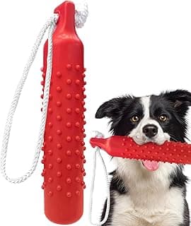 BINGPET Dog Float Bumper Toy,10.8 Inch Large Training Dummy Retrieving Bumpers Summer Pool Toy Tug Game for Large XL Dogs Retriever