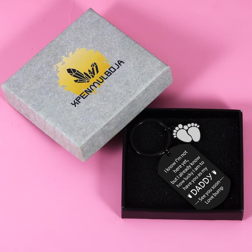 New Dad Gifts for Men: First Fathers Day Keychain