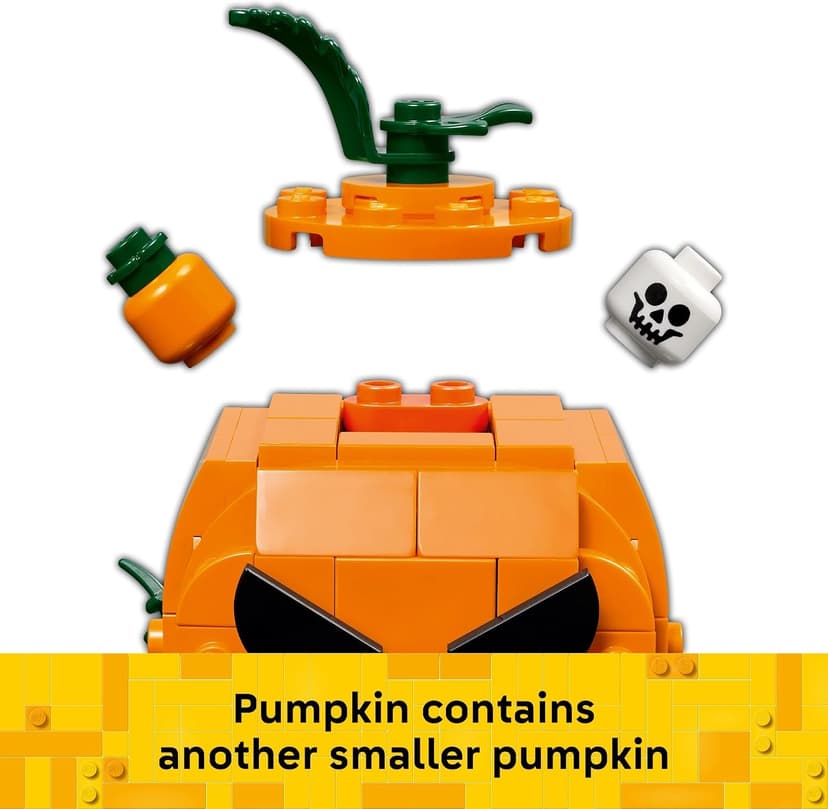 Building Toys for Boys & Girls, Ages 8+, Halloween Decor & Craft, 177 pieces, Gift for Kids LEGO Jack-O'-Lantern Pickup Truck 40822 B0FMPL53NT