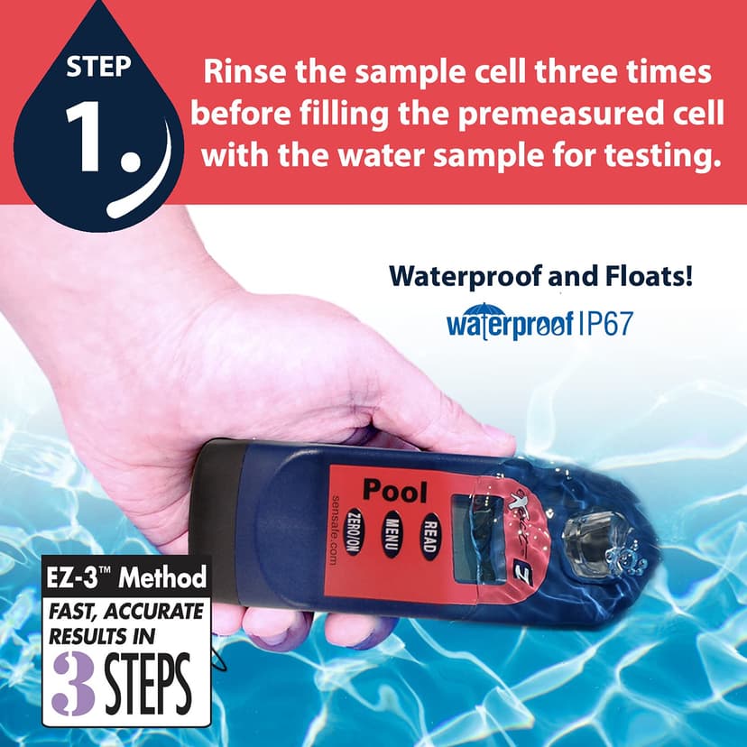 ITS 486201 Pool Exact EZ Photometer Entry Digital Pool Water Test Kit - 6-Tests Each